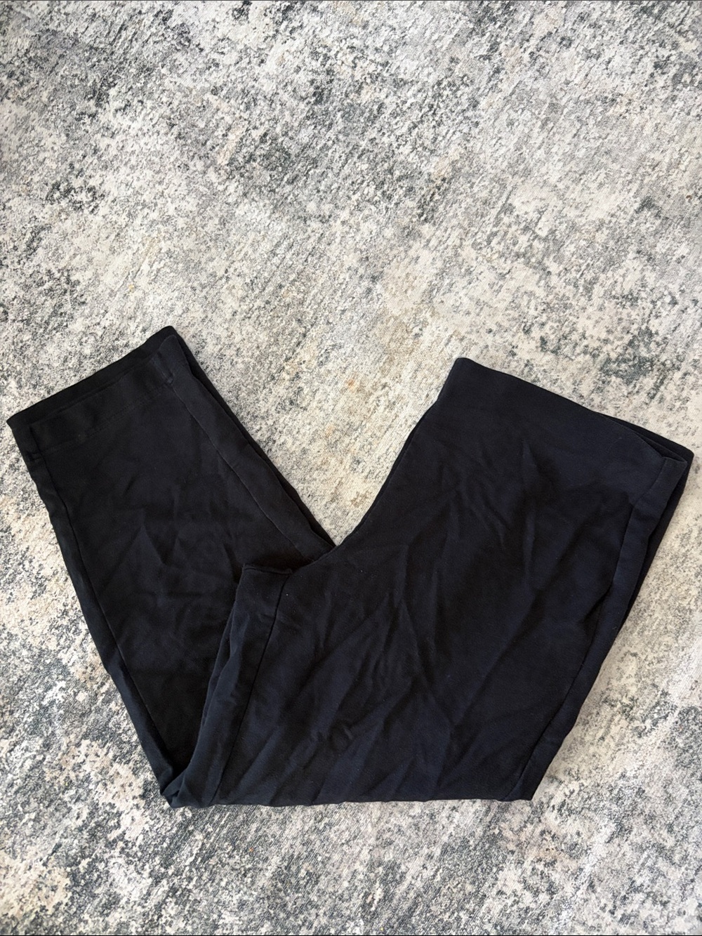 J. Jill Black Slim Knit Joggers